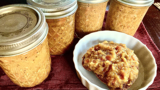 AIP-friendly Carrot and Zucchini Spread in a jar, made with carrots, zucchini, and no-tomato sauce. Perfect for an Autoimmune Protocol snack