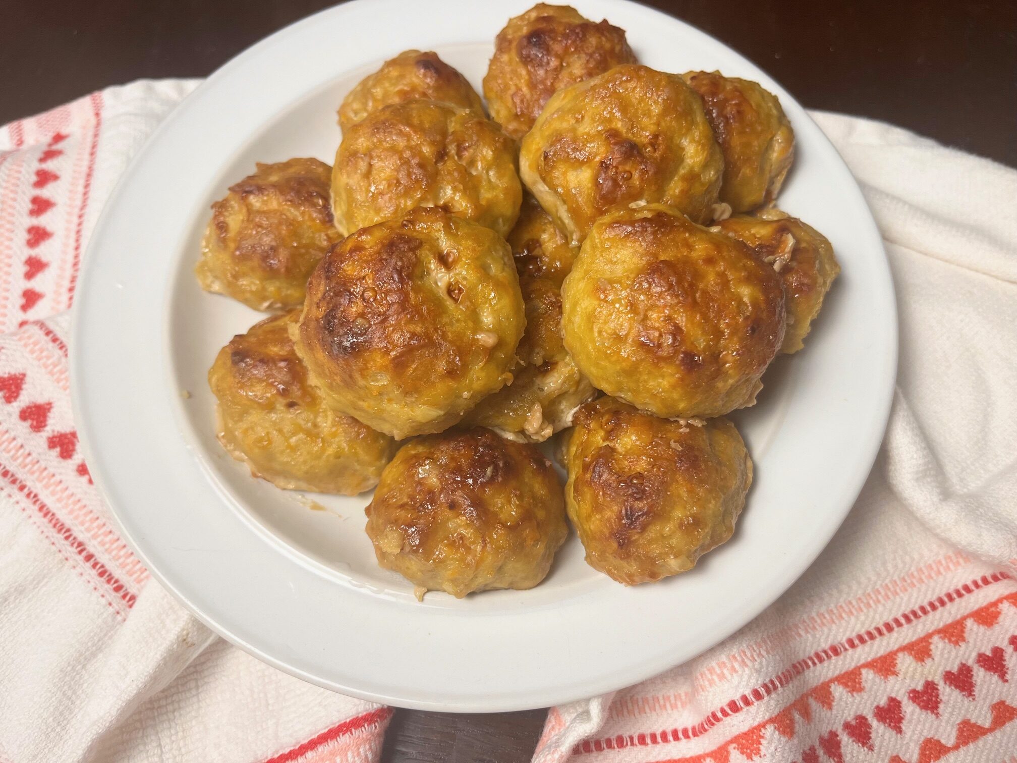 AIP Romanian Meatballs (Perisoare) in a bowl, a gluten-free AIP recipe for autoimmune health.