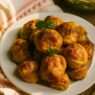 AIP Romanian Meatballs (Chiftelute) in a bowl, a gluten-free AIP recipe for autoimmune health.
