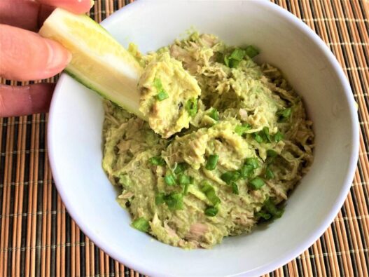 AIP Tuna Avocado Spread served on a plate, showcasing a creamy, nutritious dish perfect for autoimmune paleo diets