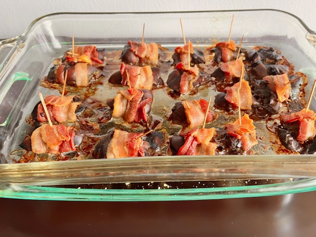 AIP Bacon-Wrapped Chicken Liver served as a savory appetizer, gluten-free and paleo, perfect for an Autoimmune Protocol Diet