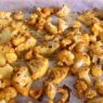 Roasted Cauliflower with garlic, turmeric, and spices, a healthy anti-inflammatory side dish perfect for the Autoimmune Protocol Diet