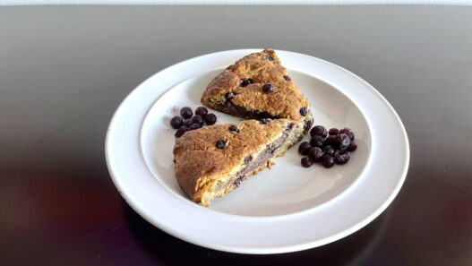 AIP Blueberry Scones made with tigernut flour, gelatin eggs, and no grains, dairy, or eggs, perfect for an autoimmune protocol breakfast or snack.