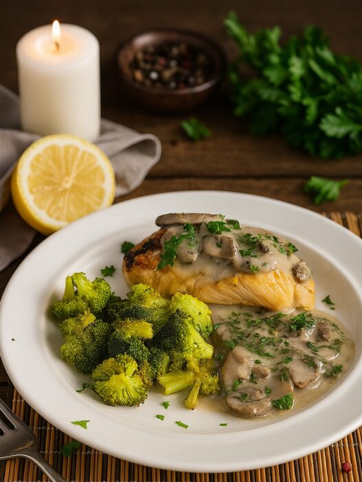 AIP stuffed chicken breast with kale and mushrooms. Perfect for healing gut inflammation, supporting immune balance, and nourishing with nutrient-dense AIP ingredients.