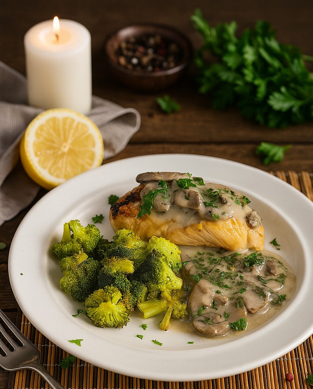 AIP stuffed chicken breast with kale and mushrooms. Perfect for healing gut inflammation, supporting immune balance, and nourishing with nutrient-dense AIP ingredients.