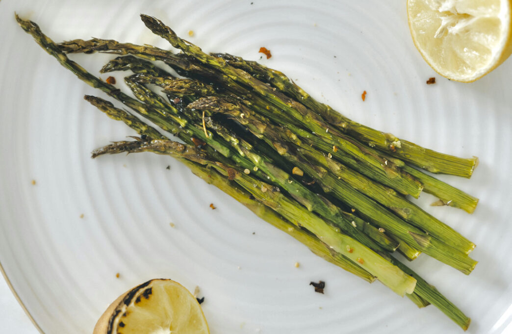 AIP-friendly and paleo roasted asparagus, a healthy side dish for the Autoimmune Protocol Diet.