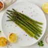Easy Roasted Asparagus with lemon, sea salt, red pepper flakes, and parsley – anti-inflammatory, paleo, whole30, low-carb, AIP side dish