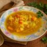 Cabbage and Bacon Soup with nutrient-rich vegetables, perfect for autoimmune gastritis and supporting digestive health.