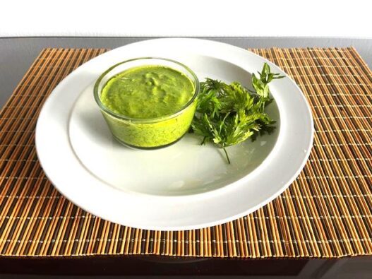 Carrot Greens Sauce packed with antioxidants and anti-inflammatory properties is a way to boost your immune system.