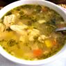 AIP Chicken Soup/Borscht with tender chicken, vibrant root vegetables, and a gut-healing, nutrient-rich bone broth, perfect for the chronic diseases healing.