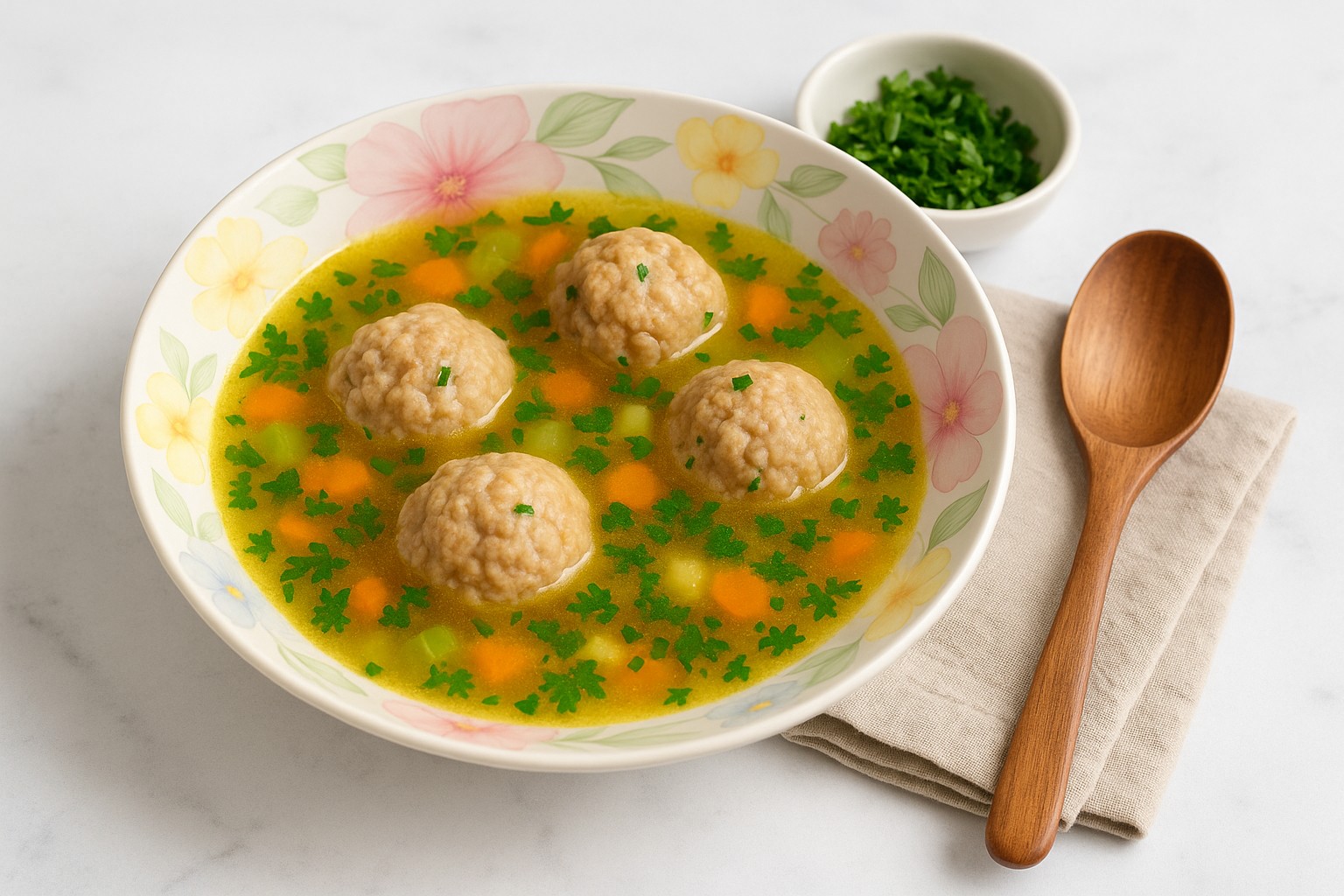 AIP and gut-friendly Meatball Borscht (Ciorba de Perisoare), a nourishing Romanian soup made with bone broth, vegetables, and sauerkraut juice for autoimmune health and wellness.