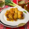 Romanian Cabbage Rolls (Sarmale) on a plate – gluten-free, dairy-free, traditional Romanian recipe, perfect for healthy diets.