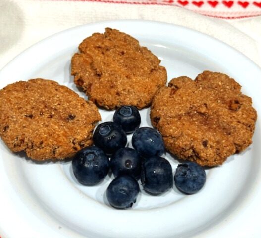 Carob and Green Banana Flour Cookies – AIP, paleo, gluten-free, dairy-free, nut-free cookies made with coconut flour, carob powder, and natural sweeteners.