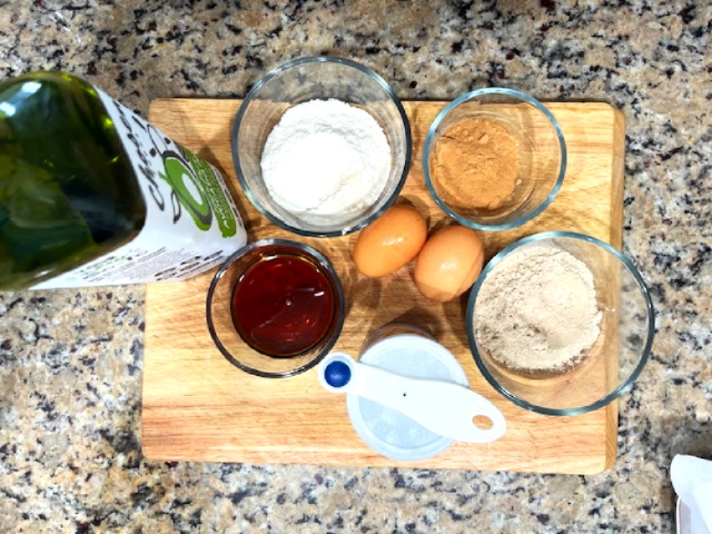 Carob and Green Banana Flour Cookies ingredients: green banana flour, carob powder, coconut flour, egg whites, honey, avocado oil, AIP, gluten-free, paleo, anti-inflammatory.