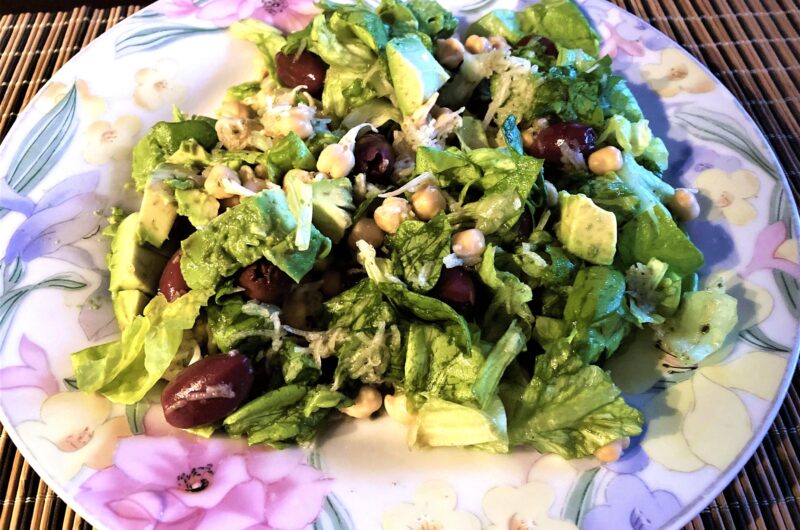 Sprouted Chickpea Salad