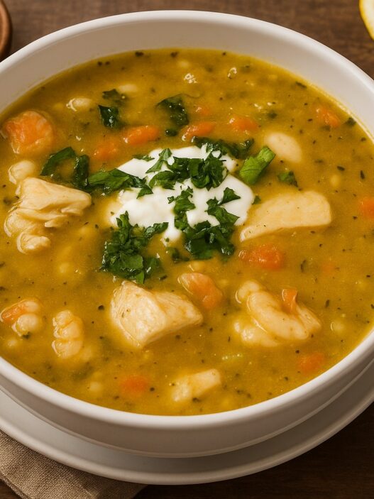 AIP Cioppino, a seafood stew made with shrimp, salmon, and mahi-mahi, in a rich tomato-free broth with carrots, onion, and herbs. Gluten and dairy free.