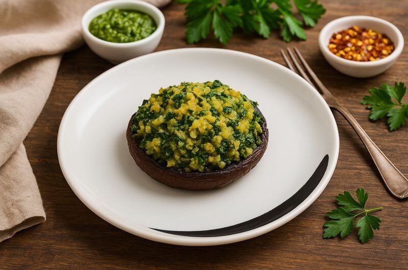 STUFFED PORTOBELLO MUSHROOMS
