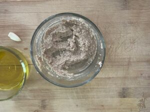 Making AIP tigernut tahini paste as a seed-free substitute for traditional hummus in autoimmune paleo recipes