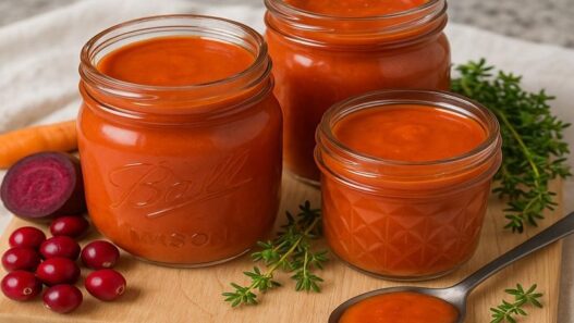 Best No-Tomato Sauce in jars with fresh ingredients, nightshade free, dairy free, gluten free, AIP compliant, healthy gut friendly sauce