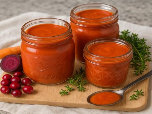 Best No-Tomato Sauce in jars with fresh ingredients, nightshade free, dairy free, gluten free, AIP compliant, healthy gut friendly sauce