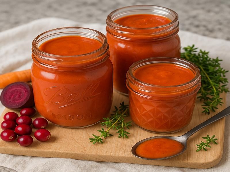 Best No-Tomato Sauce in jars with fresh ingredients, nightshade free, dairy free, gluten free, AIP compliant, healthy gut friendly sauce